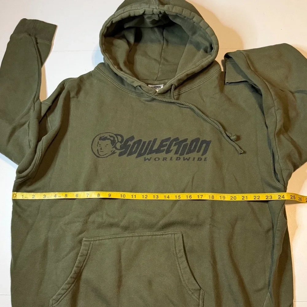 Billionaire Boys Club x Soulection 2018 Worldwide Hoodie Olive Green size XL BBC